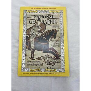 Nat Geo Mag Aug 1966 Vtg Issue Collectible Atlas World Earth Photo Ed